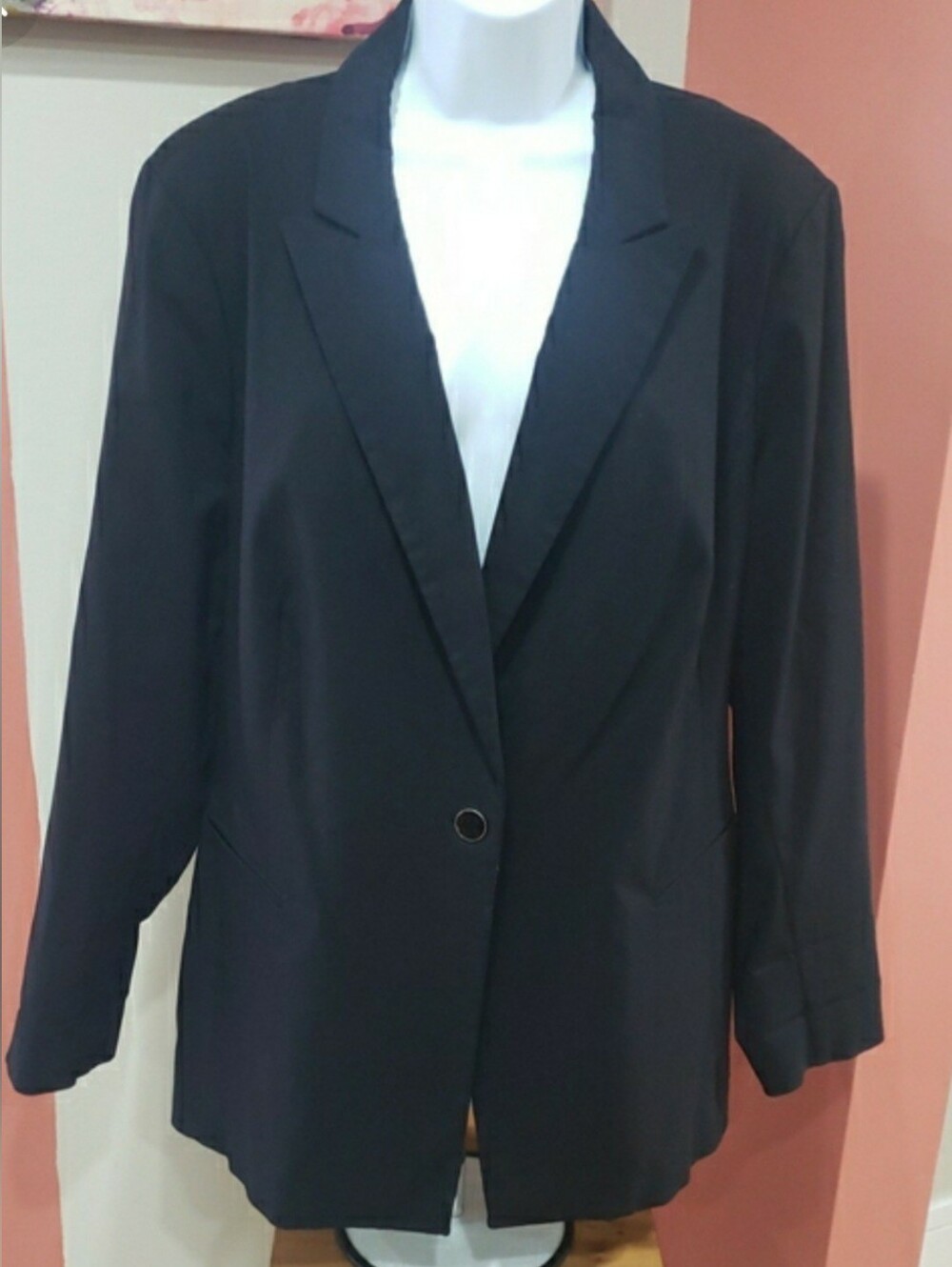 Lane Bryant Black Women's Tailored Bryant Blazer, Size 22